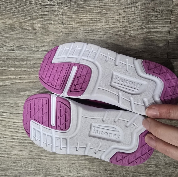 Kids Gradient Pink and Purple Shoes - Picture 3 of 5